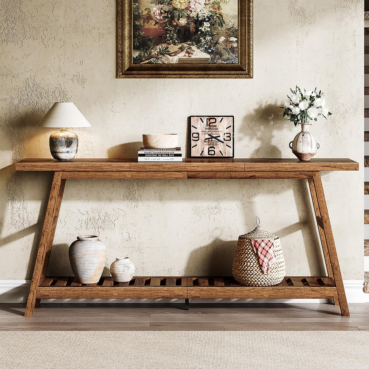 70.9 Inch 2-Tier Console Table O915