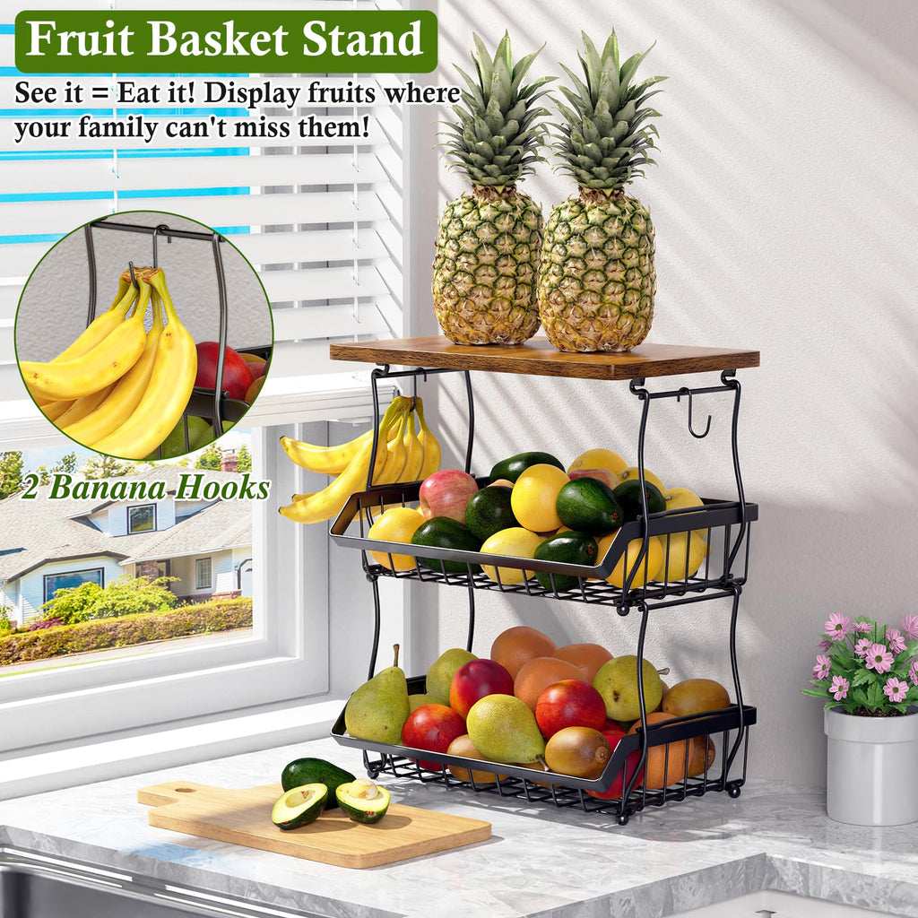 3-Tier Fruit Basket J84491