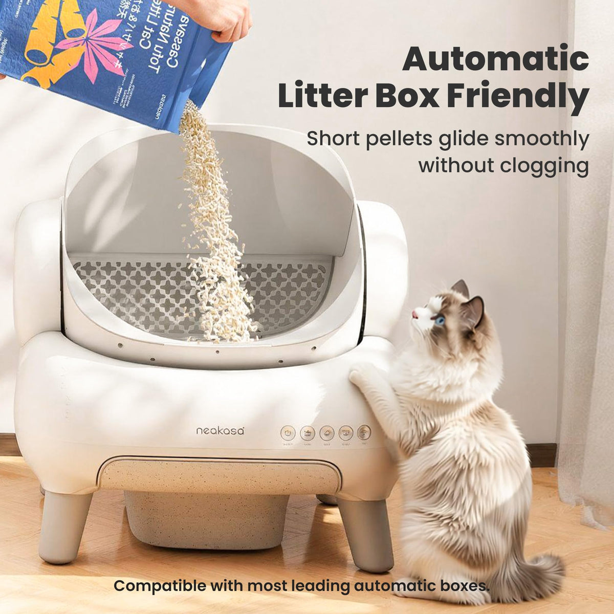 Natural Lightweight Clumping Flushable Cat Litter W5908