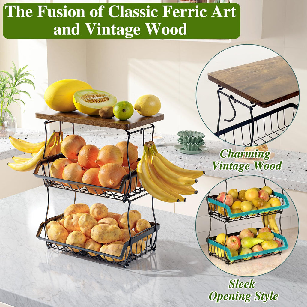 3-Tier Fruit Basket J84491