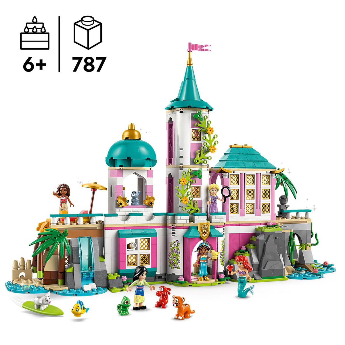 Disney Princess Castle & Royal Pets Building Set M9048