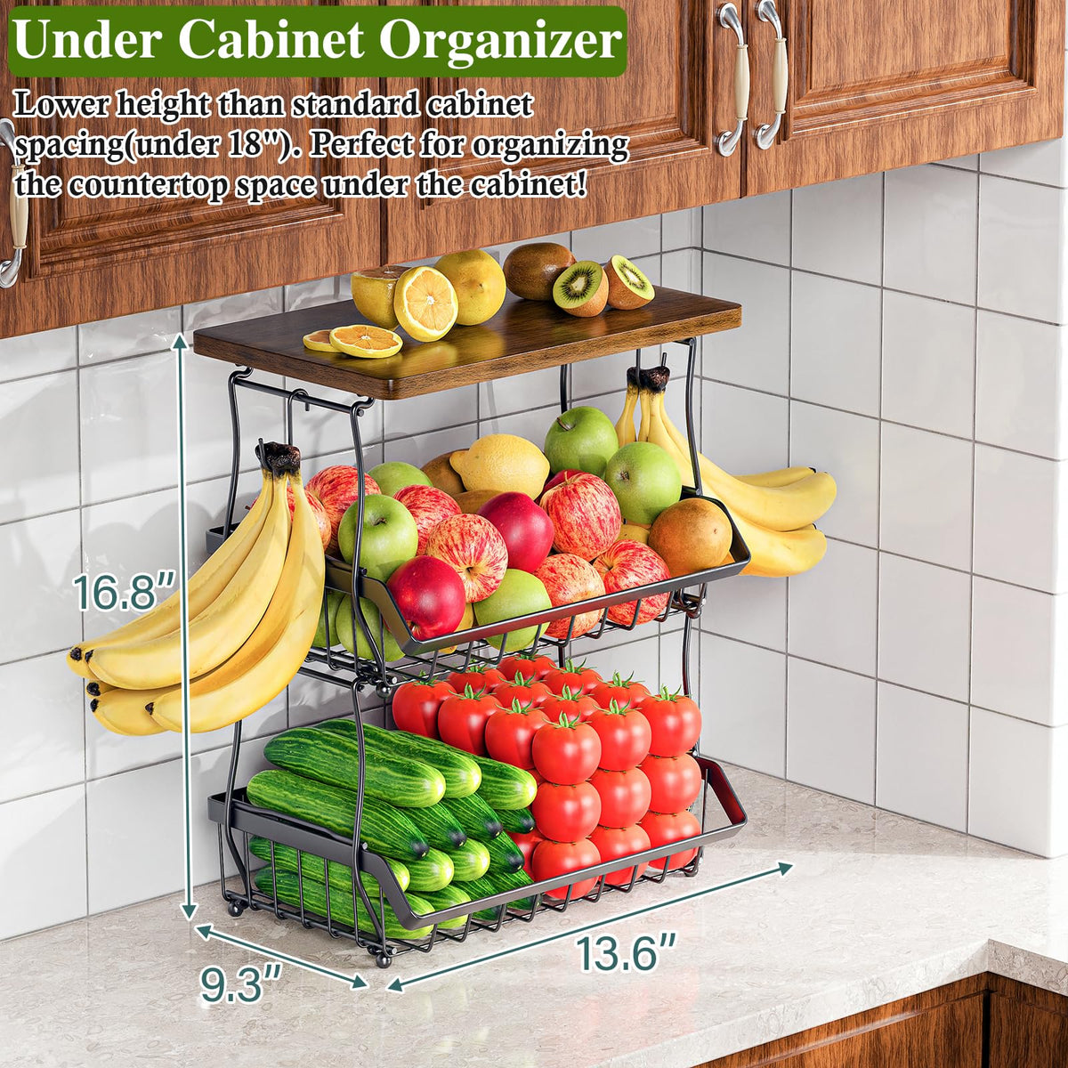 3-Tier Fruit Basket J84491