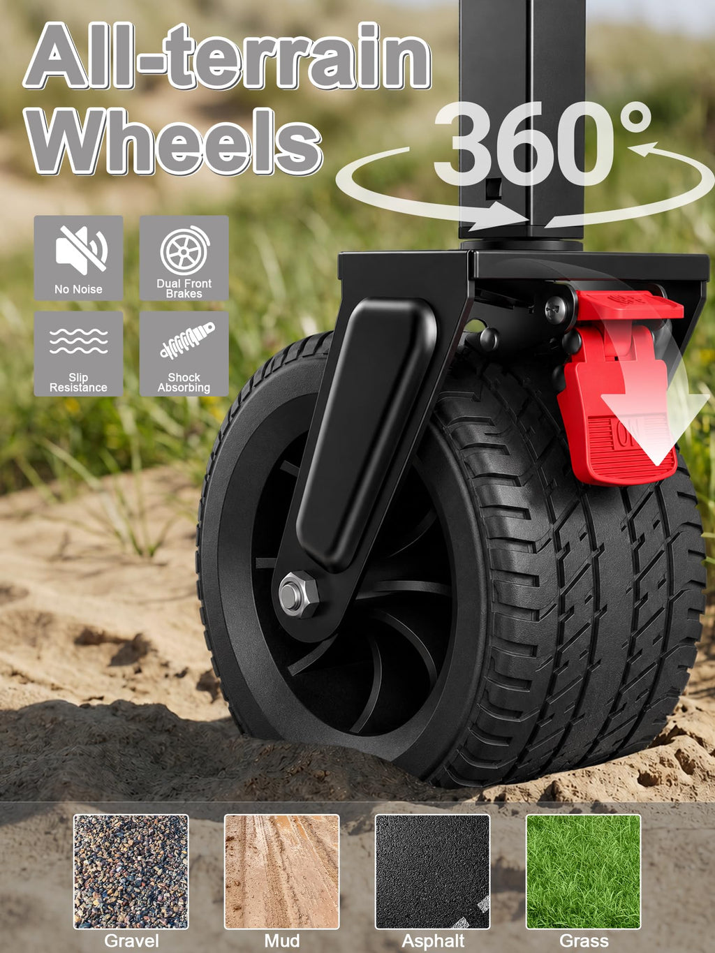 Collapsible Wagon with Canopy Black B92290