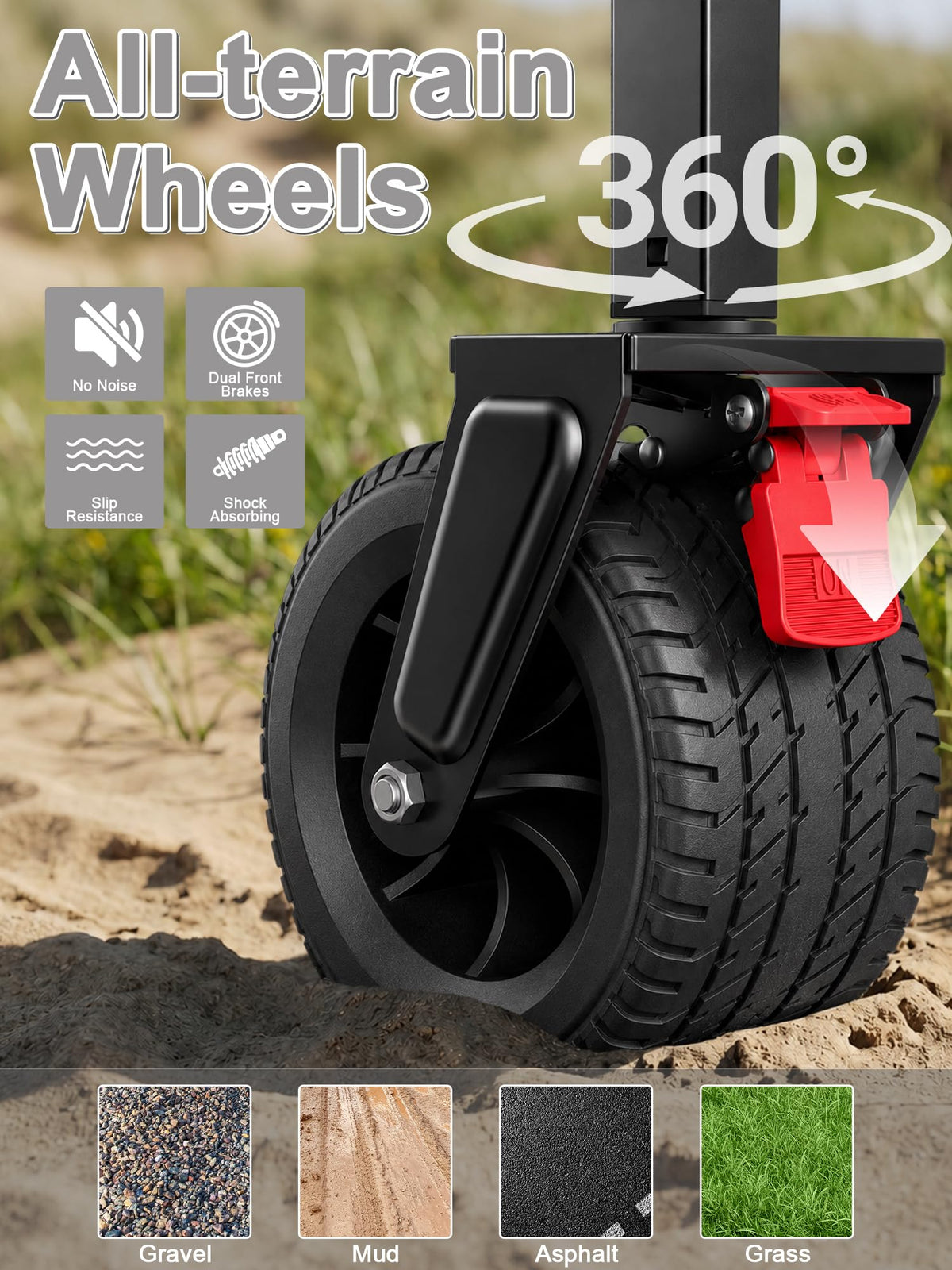 Collapsible Wagon with Canopy Black B92290