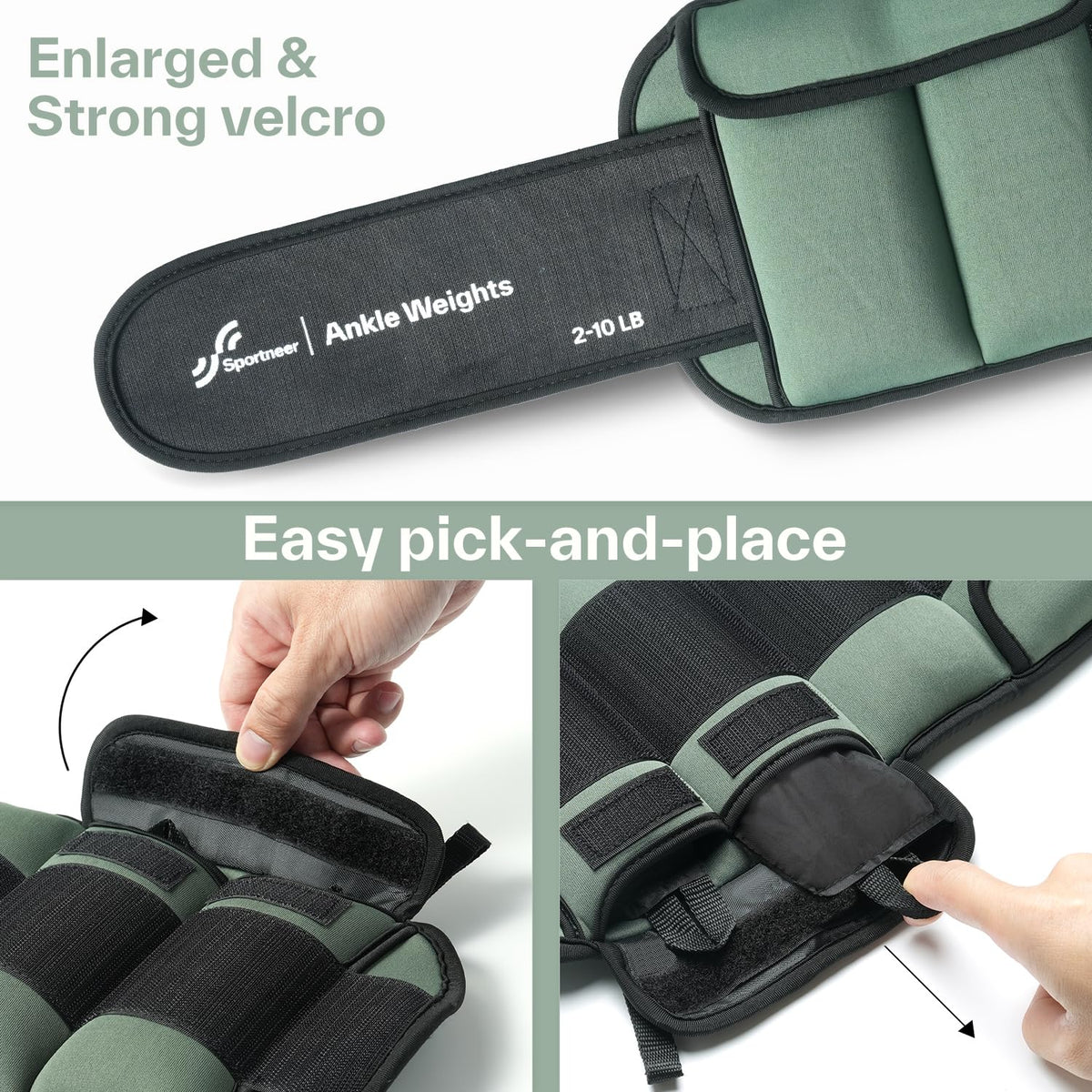 20lbs/Pair Adjustable Ankle Weights K3986