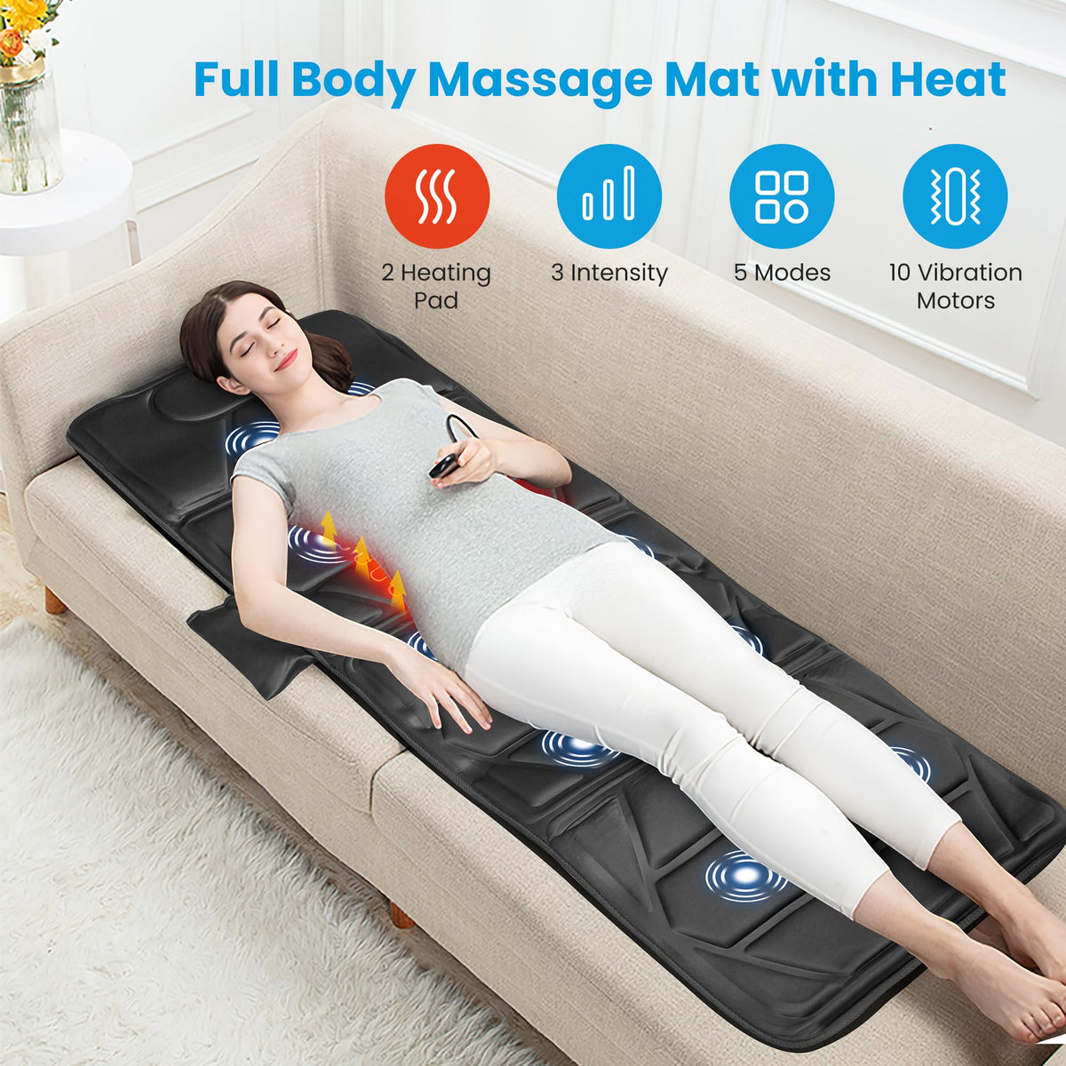 Full Body Massage Mat with Heat Z280400