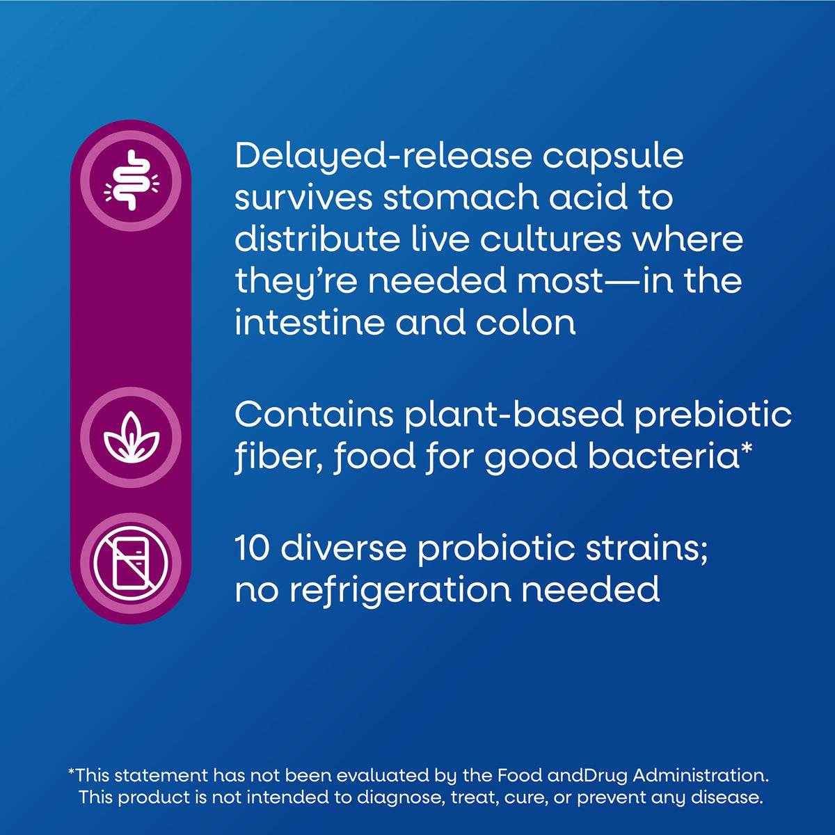 Pre+Probiotic 50B CFU 30ct M345810