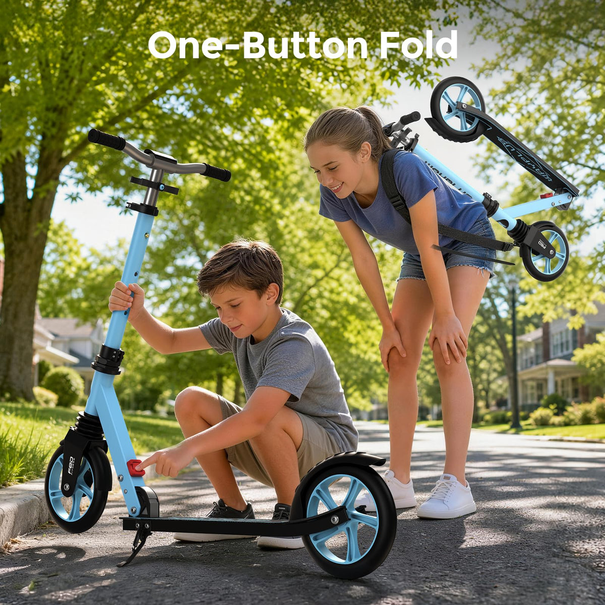 Kick Scooter with 8 Big Wheels N745