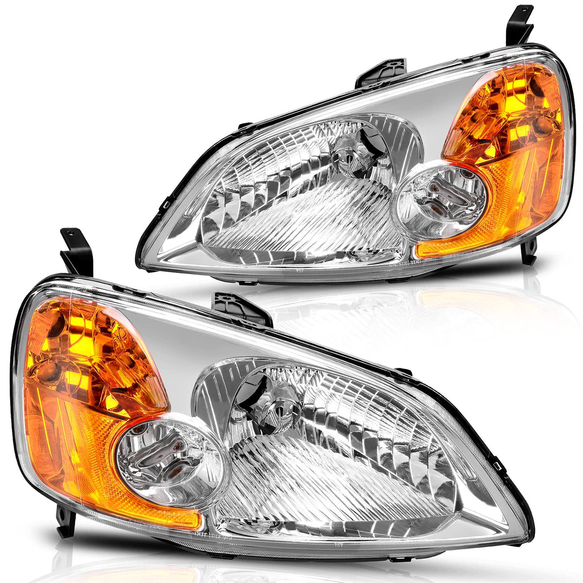Headlight Assembly Chrome F188