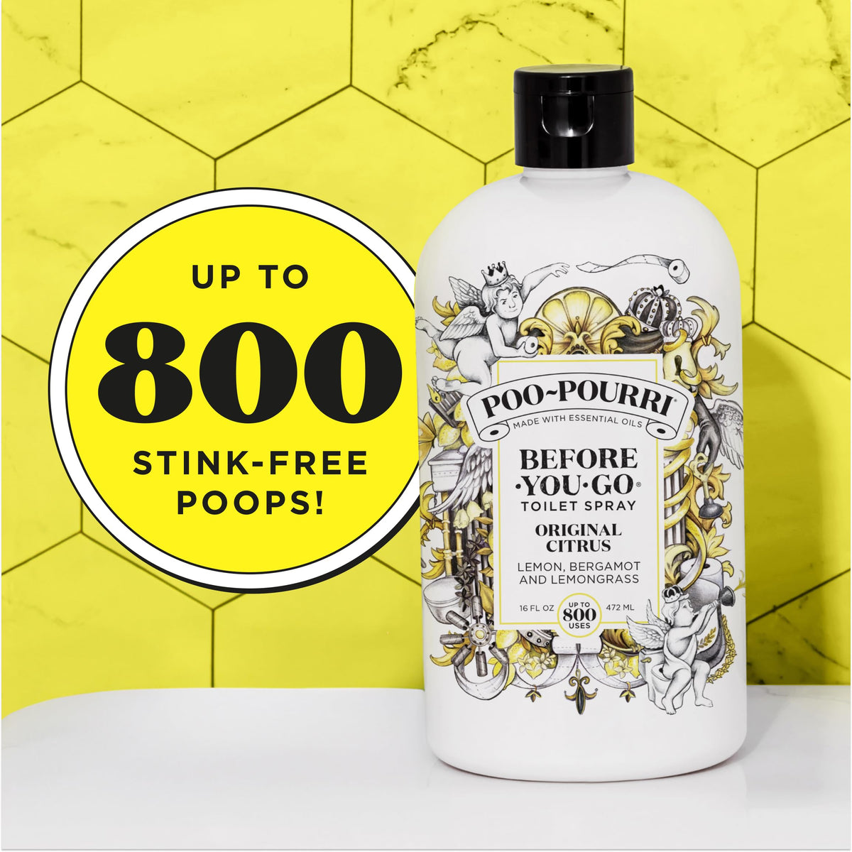Toilet Spray Refill 16 Fl Oz I900