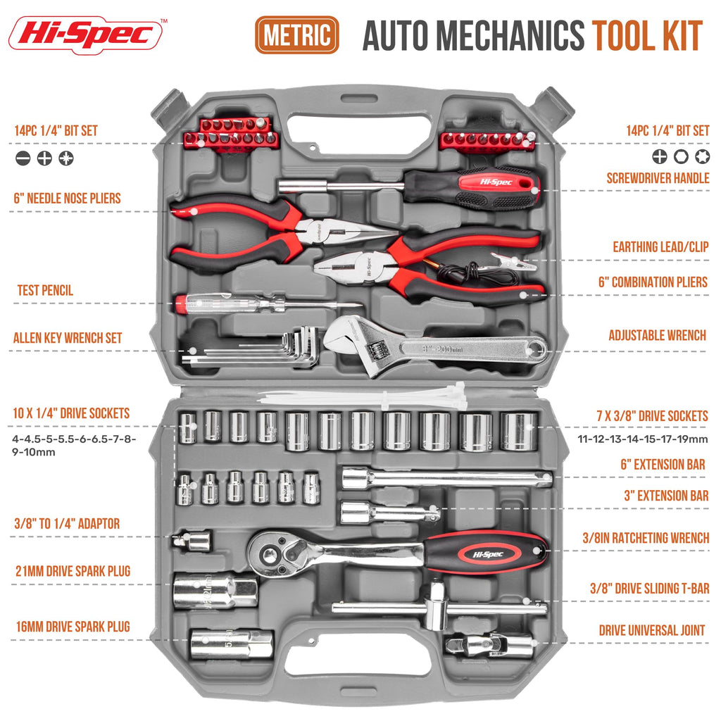 Metric Auto Mechanic Tool Set G875470