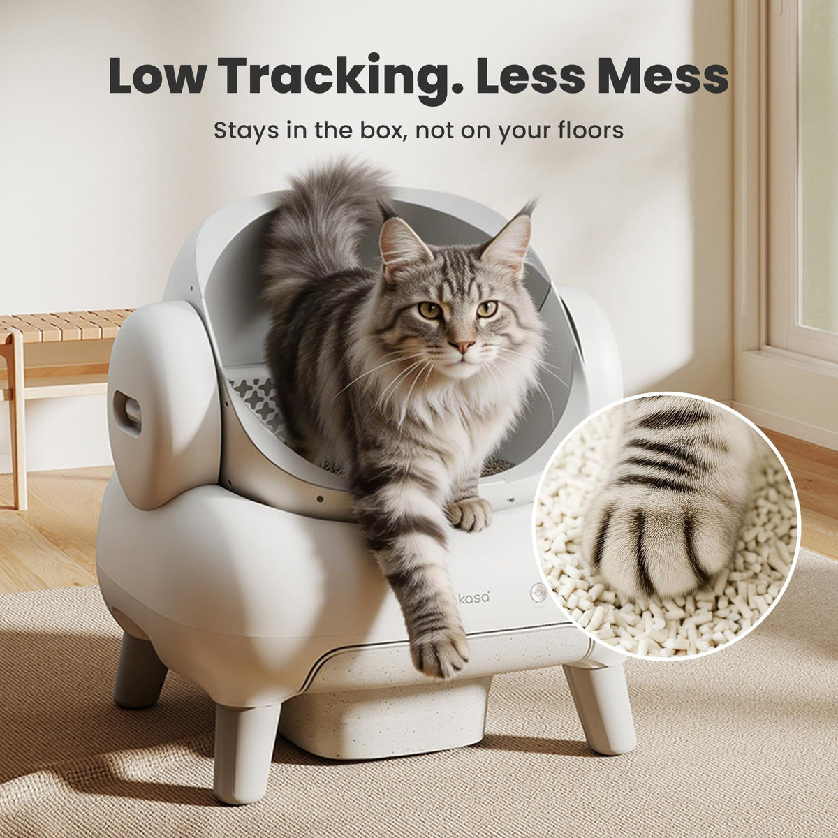 Natural Lightweight Clumping Flushable Cat Litter W5908