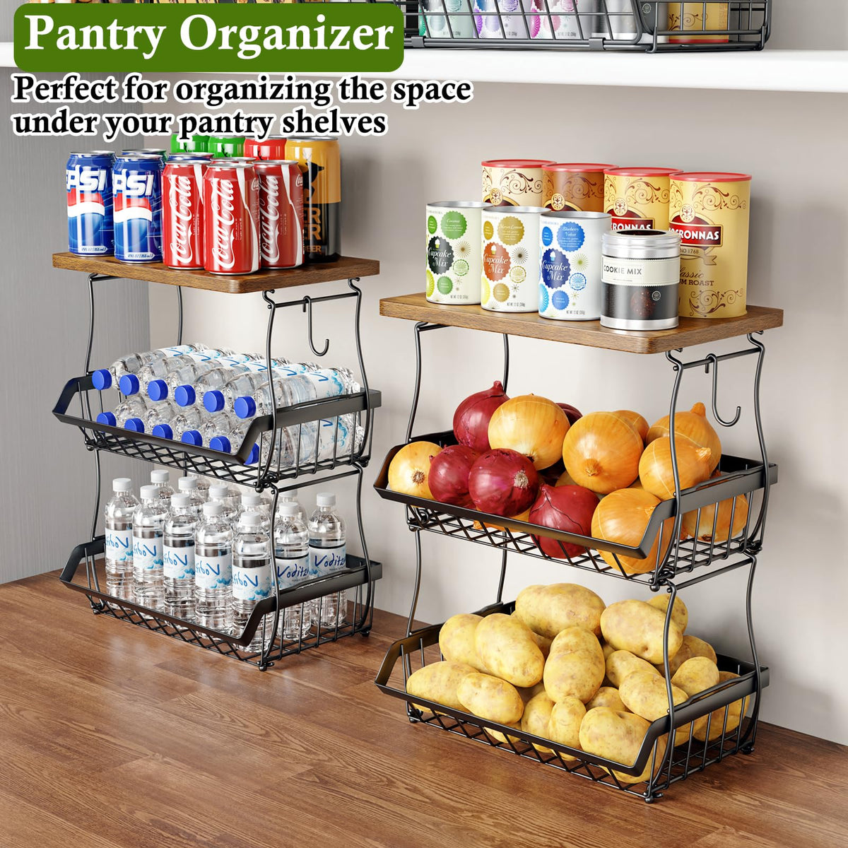 3-Tier Fruit Basket J84491