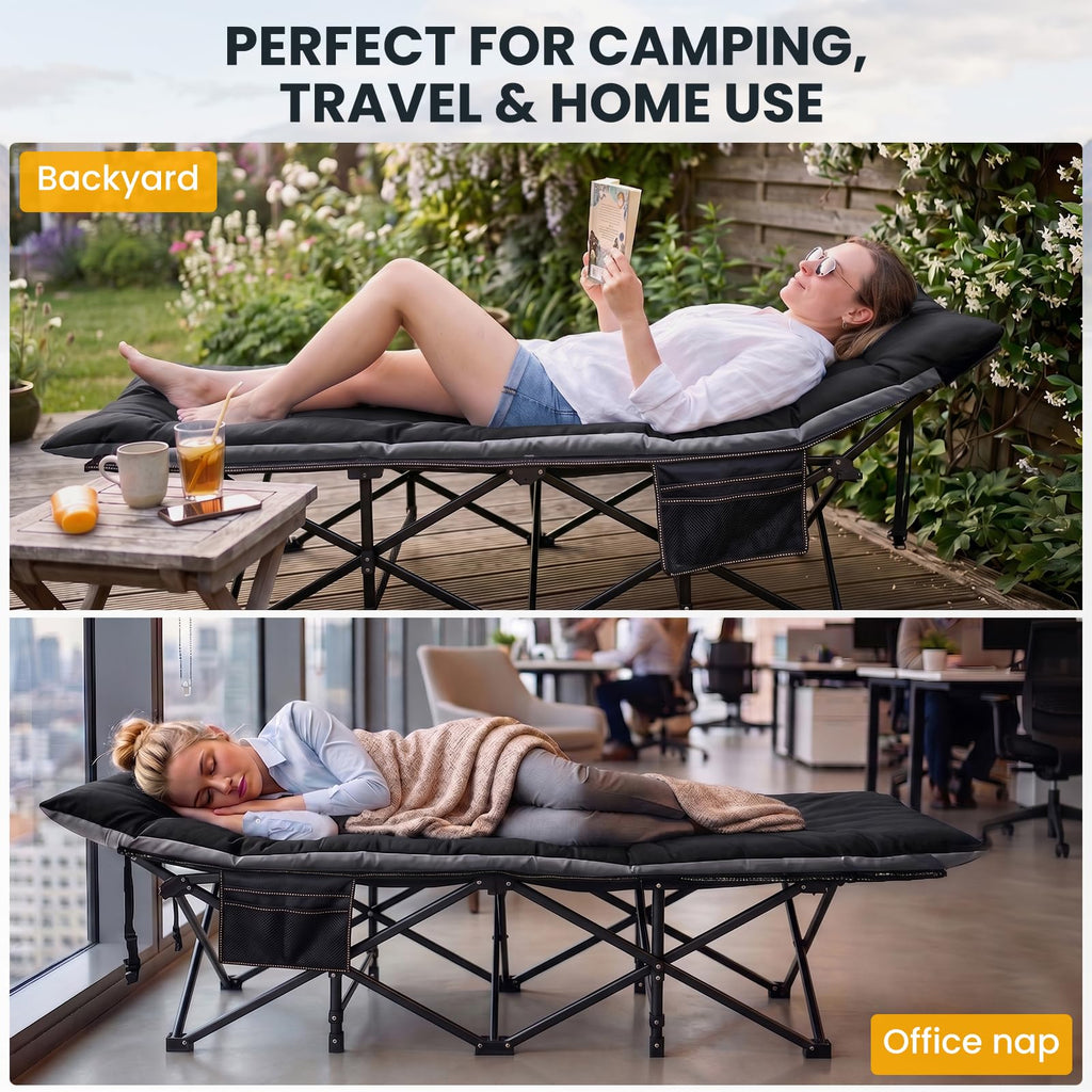 Oversized XXL Folding Camping Cot Z745449