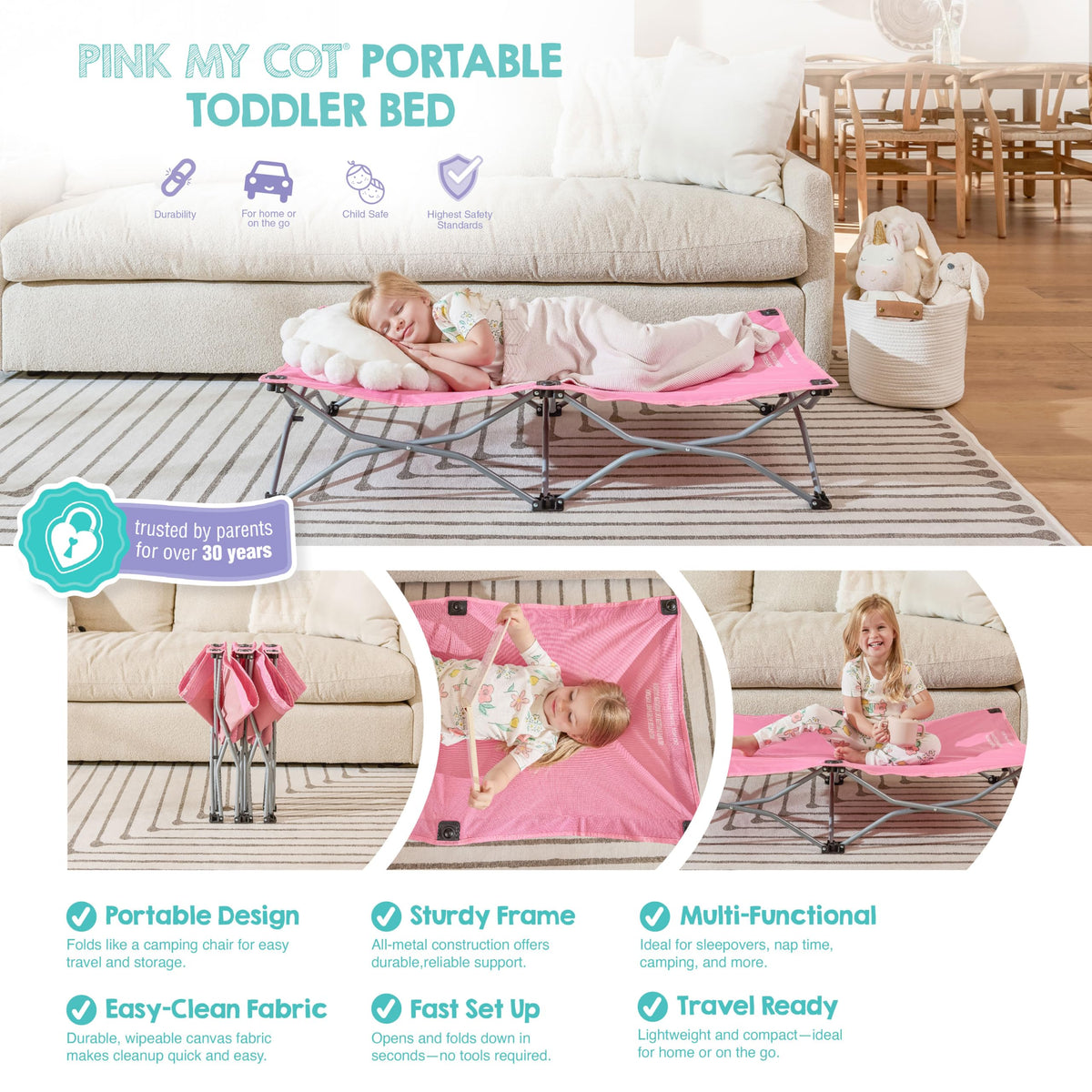Portable Toddler Cot U548954