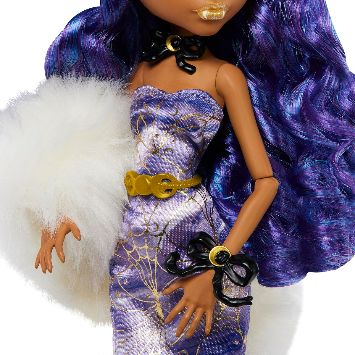 Winter Edition Doll in ICY Lavender Gown with Furry Boa & Accessories E702796