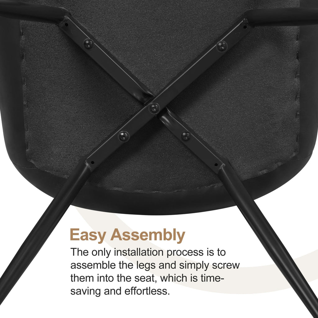 Black Dining Chairs Set of 6 Y27763
