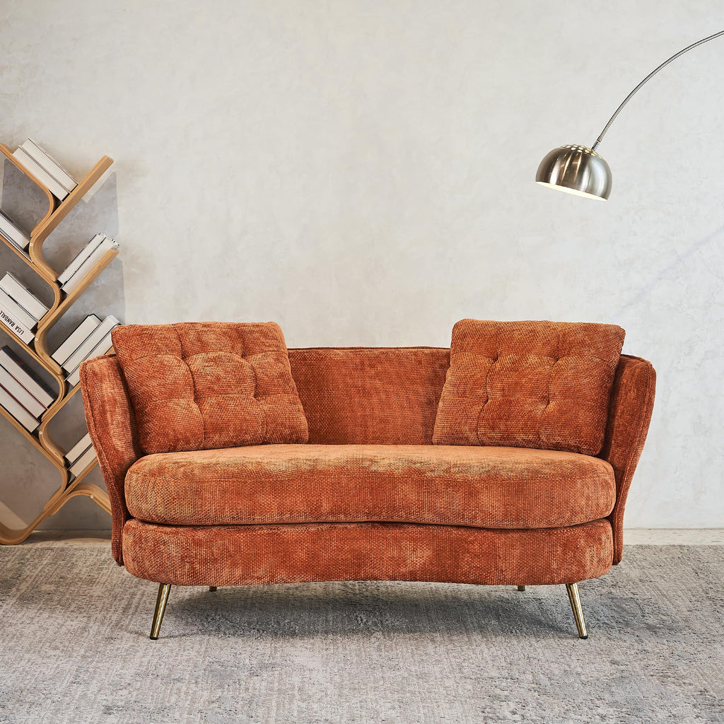 Tufted Velvet Two Seater Sofa G544