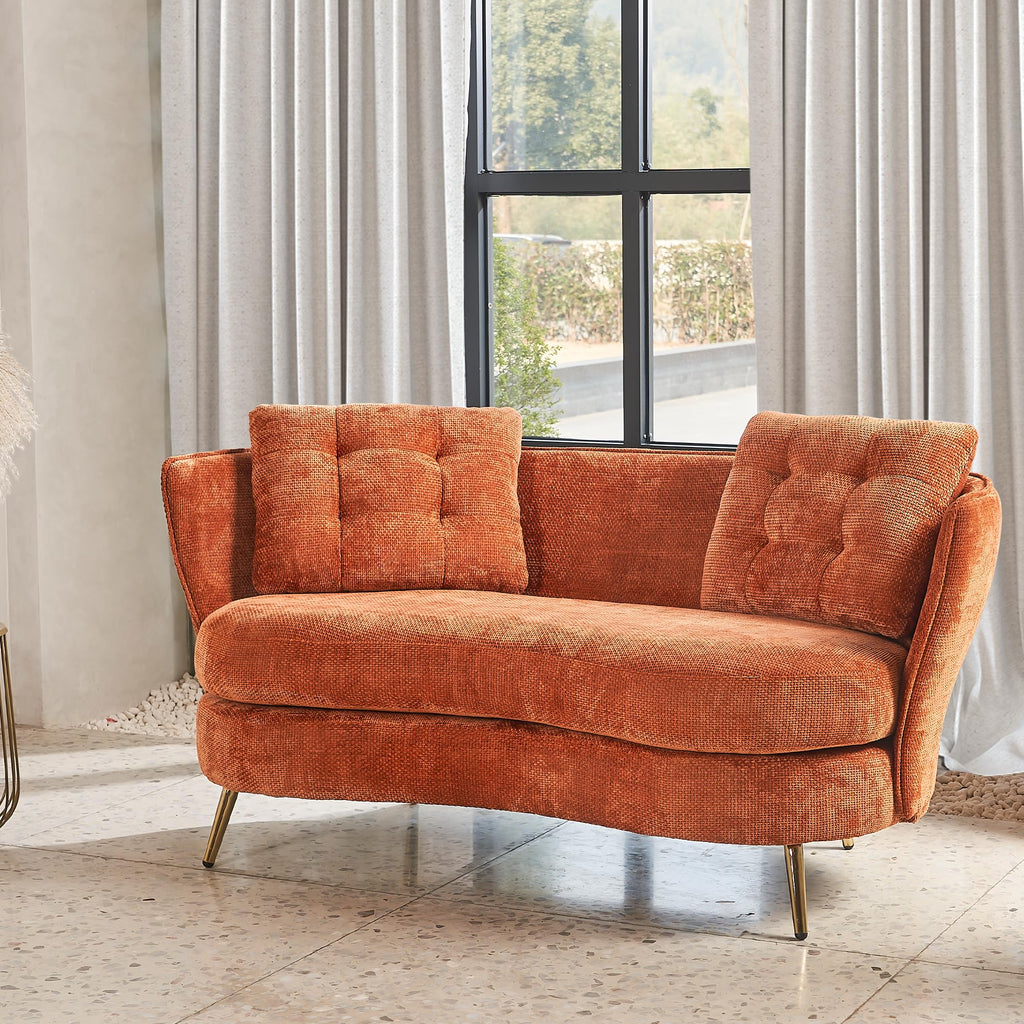 Tufted Velvet Two Seater Sofa G544