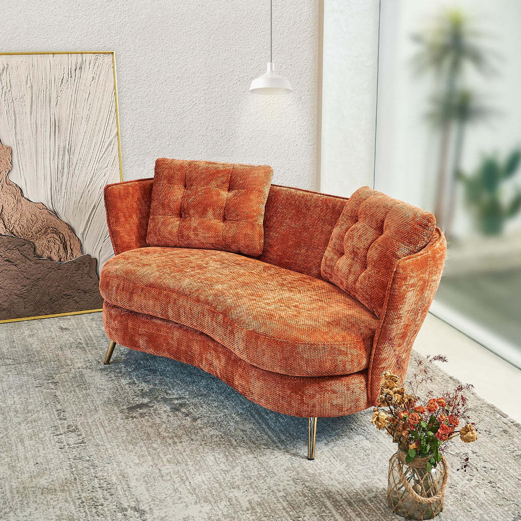 Tufted Velvet Two Seater Sofa G544